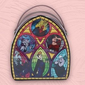 Disney Villains Stained-Glass Mini Backpack